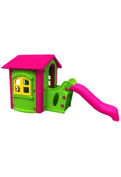 Домик детский большой с горкой